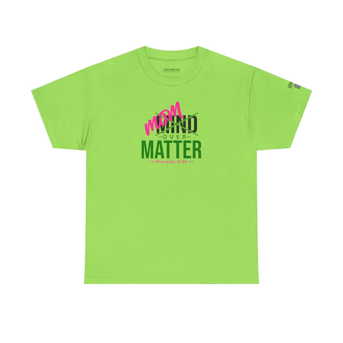 Mom Over Matter-Black Green