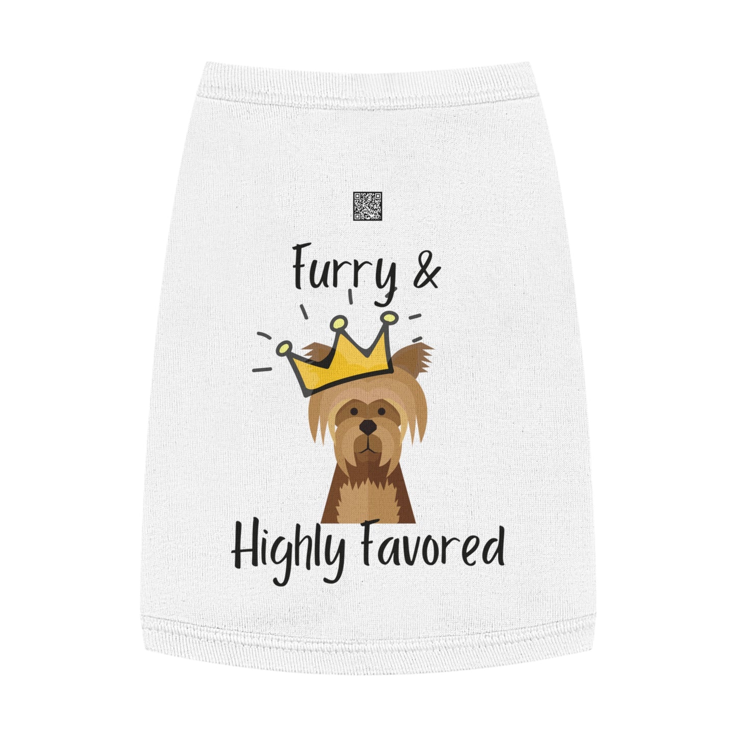 Furry & Highly Favored Dog Tank Top
