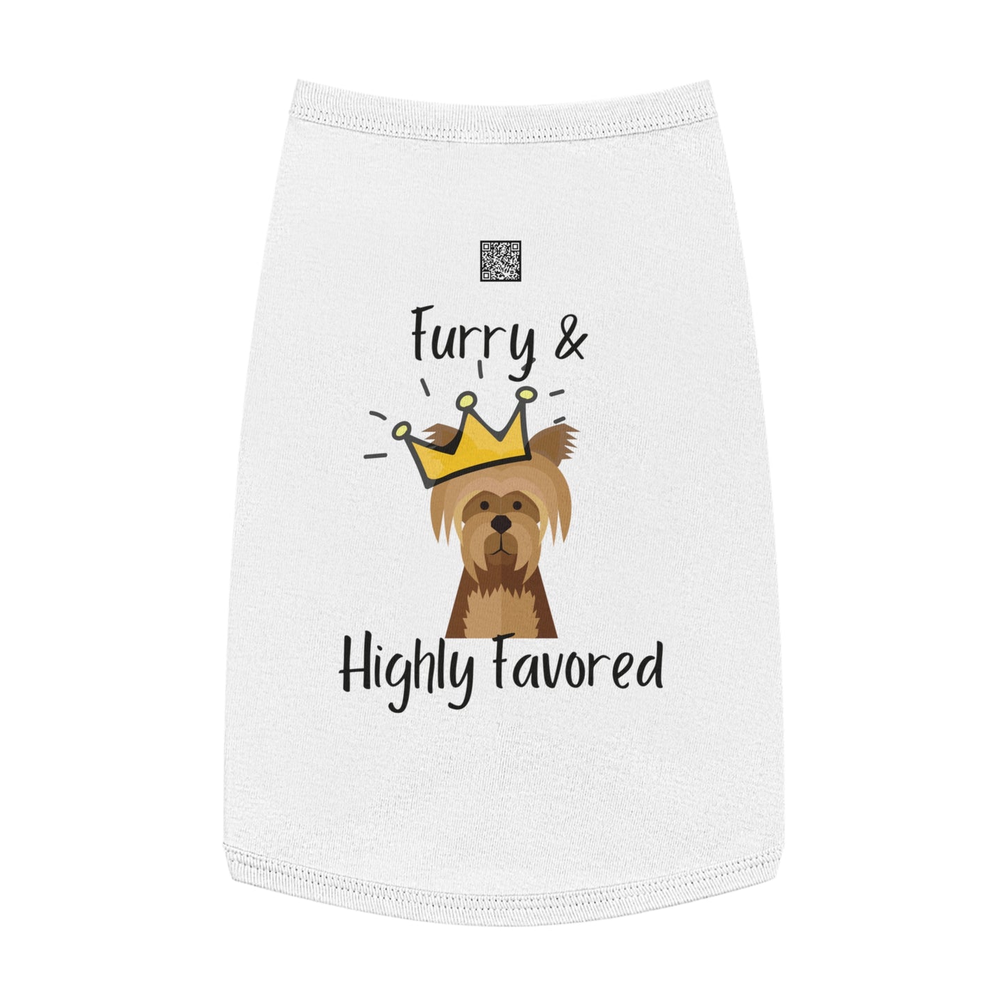 Furry & Highly Favored Dog Tank Top