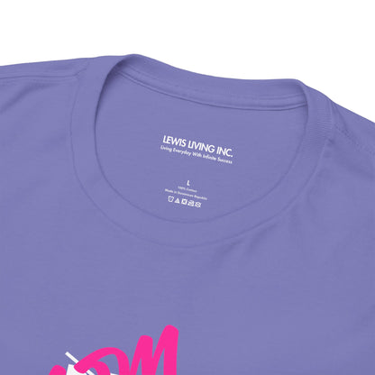 Mom Over Matter-White Teal