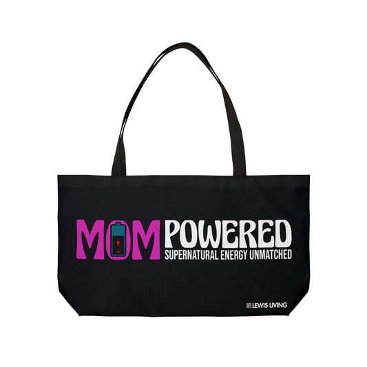 MOMPowered Tote Bag in Black