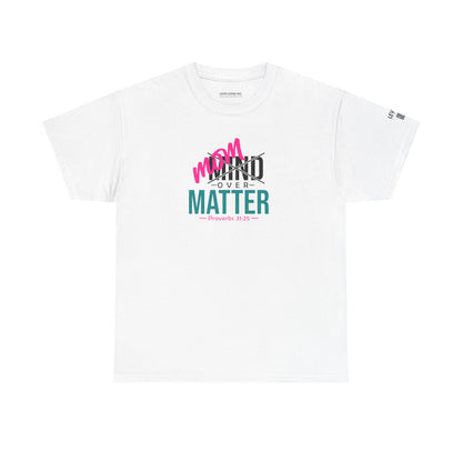 Mom Over Matter-Black Teal