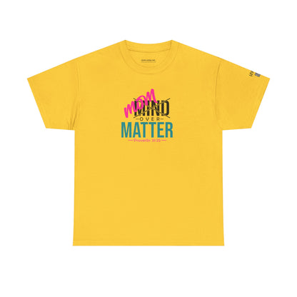 Mom Over Matter-Black Teal