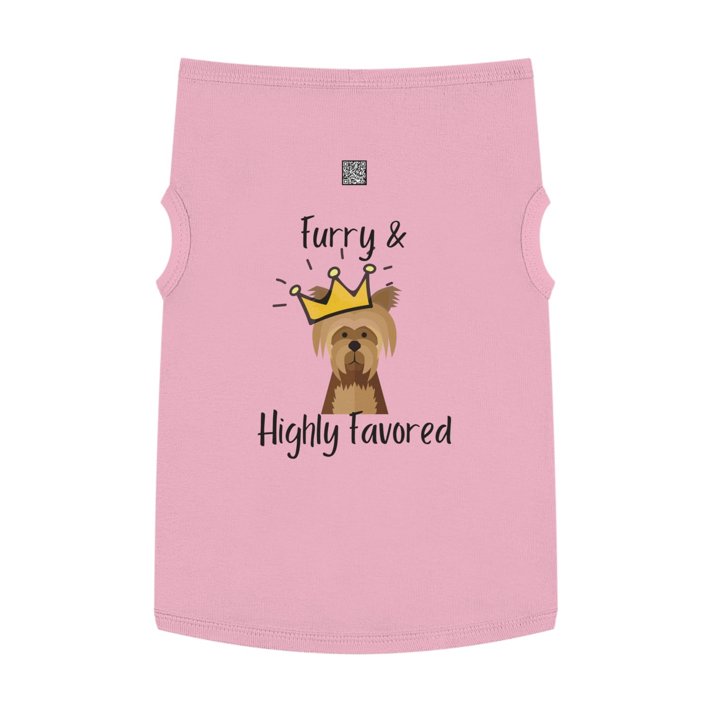 Furry & Highly Favored Dog Tank Top