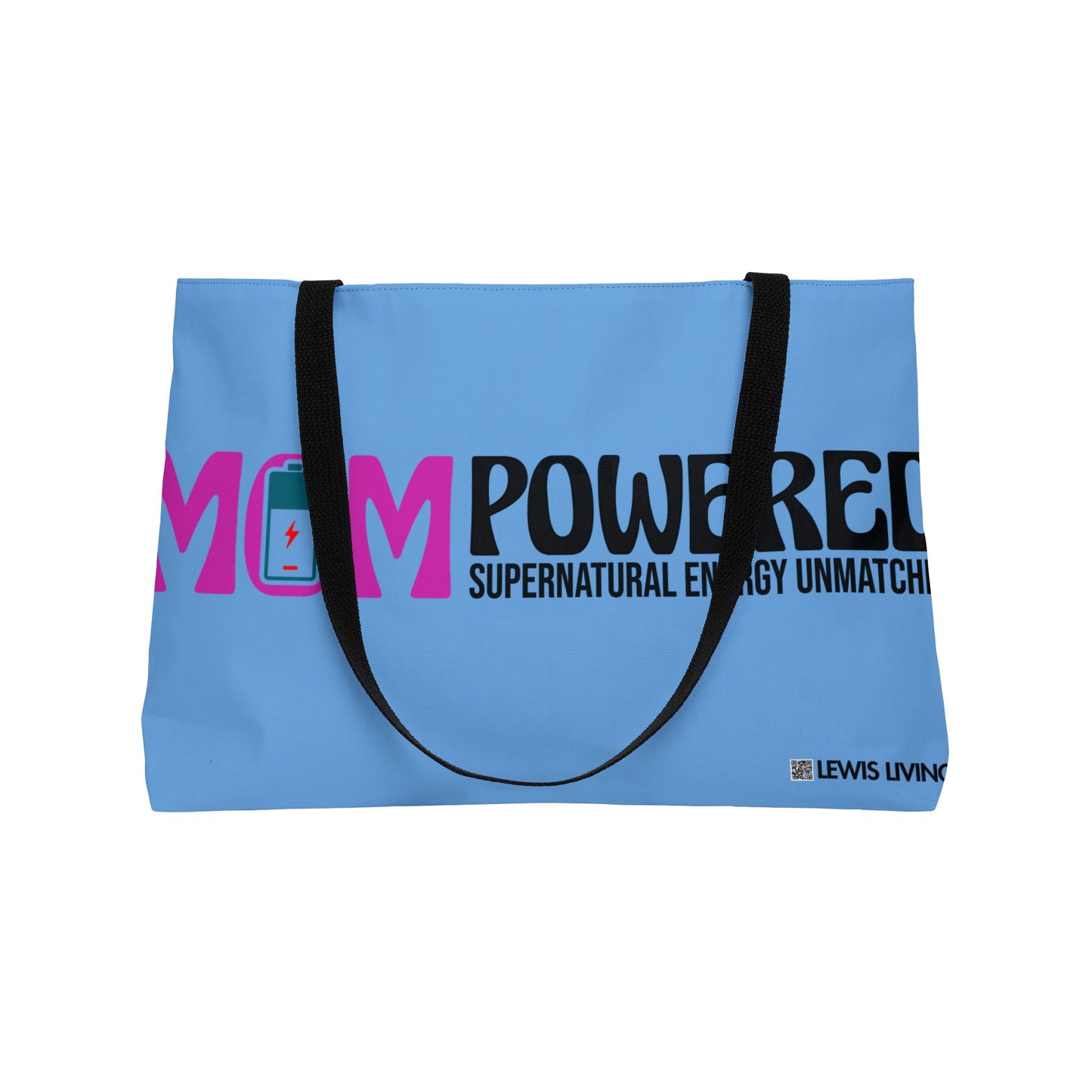 MOMPowered Tote Bag in Blue