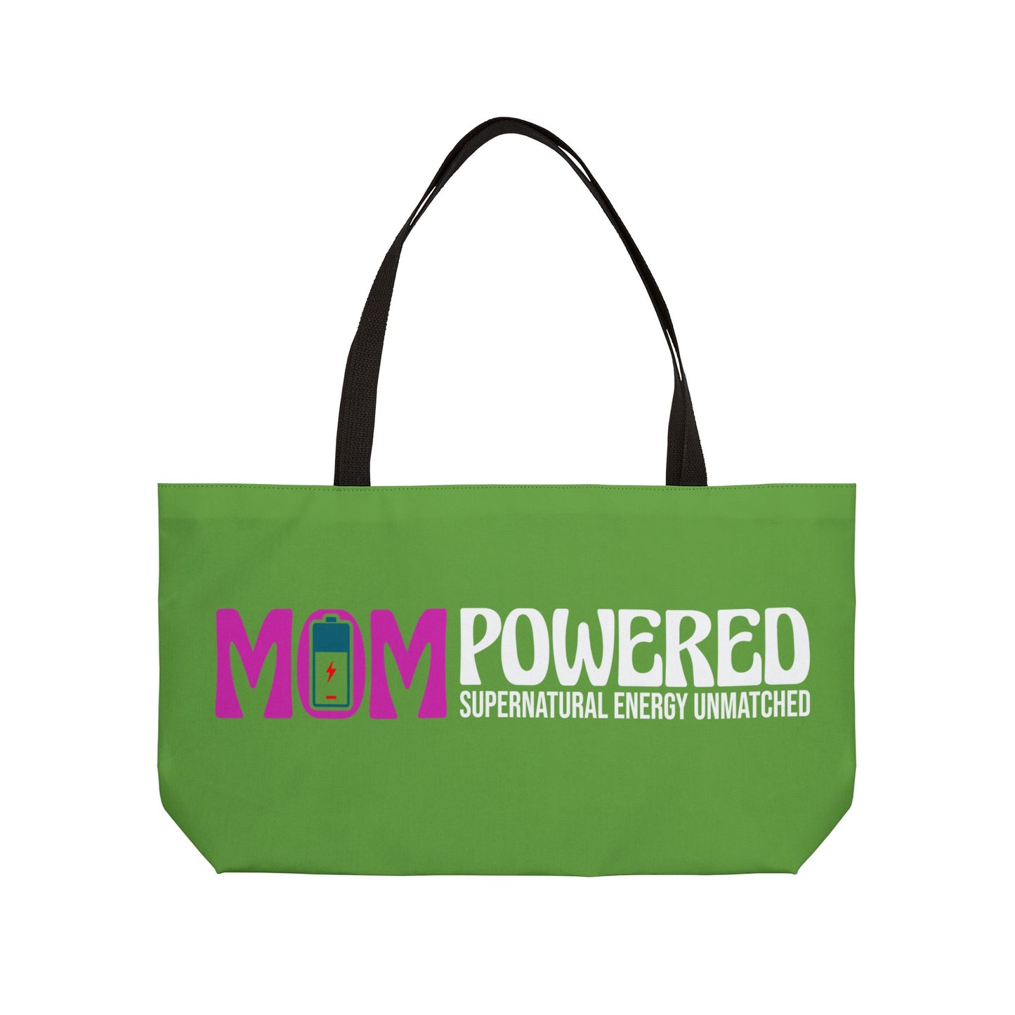MOMPowered Tote Bag in Green