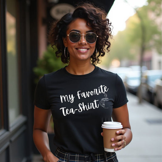 My Favorite Tea Shirt-White