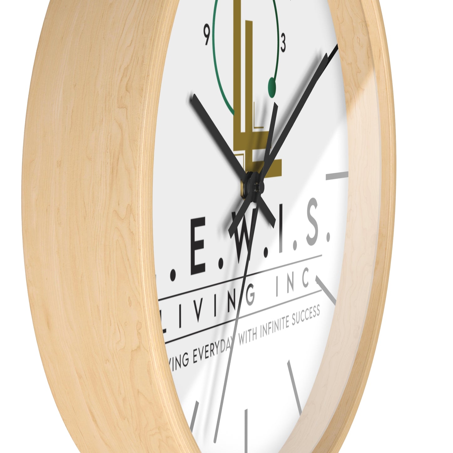 Lewis Living Wall Clock – Living Everyday With Infinite Success