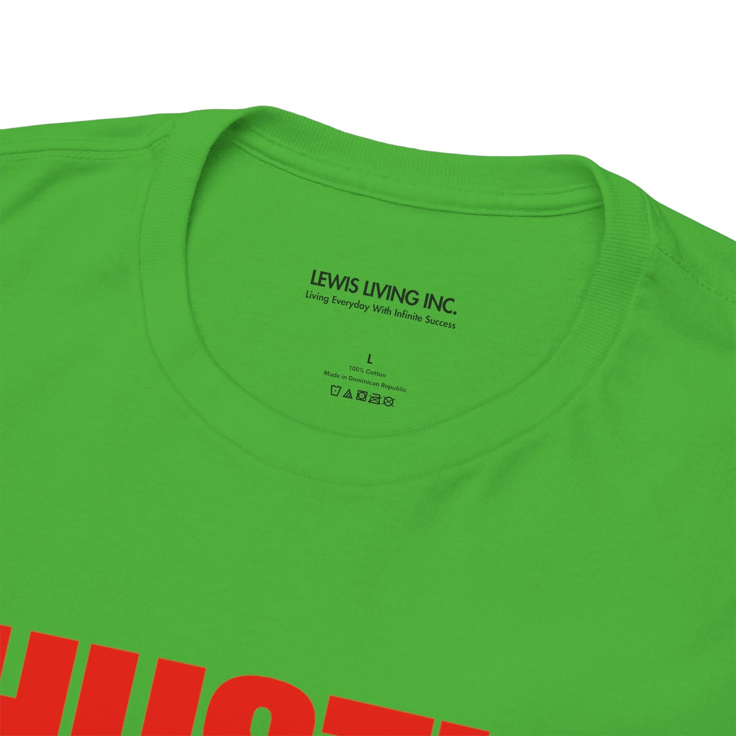 Hustle for Him-Red (Black)