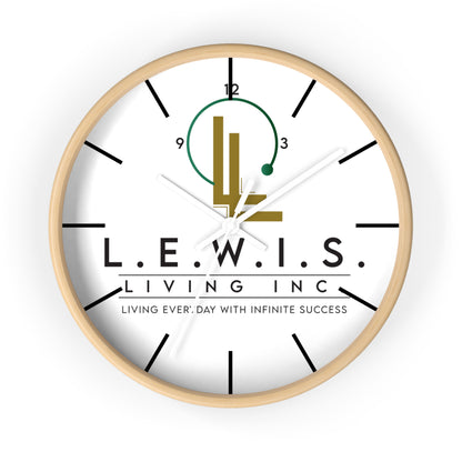 Lewis Living Wall Clock – Living Everyday With Infinite Success