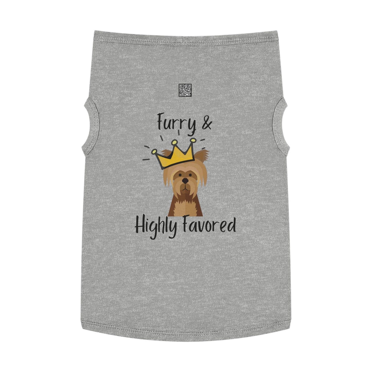 Furry & Highly Favored Dog Tank Top