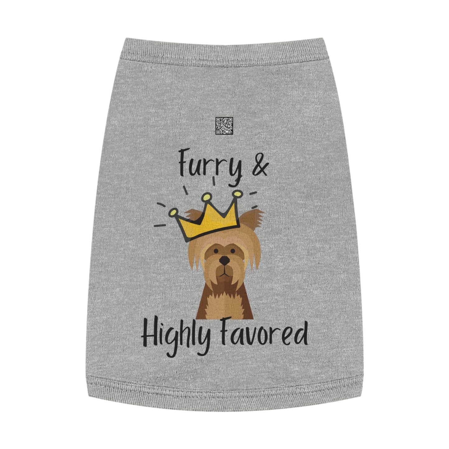 Furry & Highly Favored Dog Tank Top