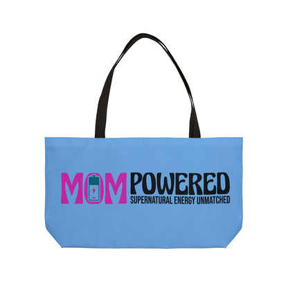 MOMPowered Tote Bag in Blue