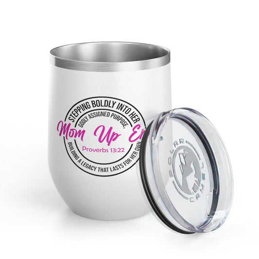 Mom Up Era – 12oz Insulated Wine Chiller Tumbler
