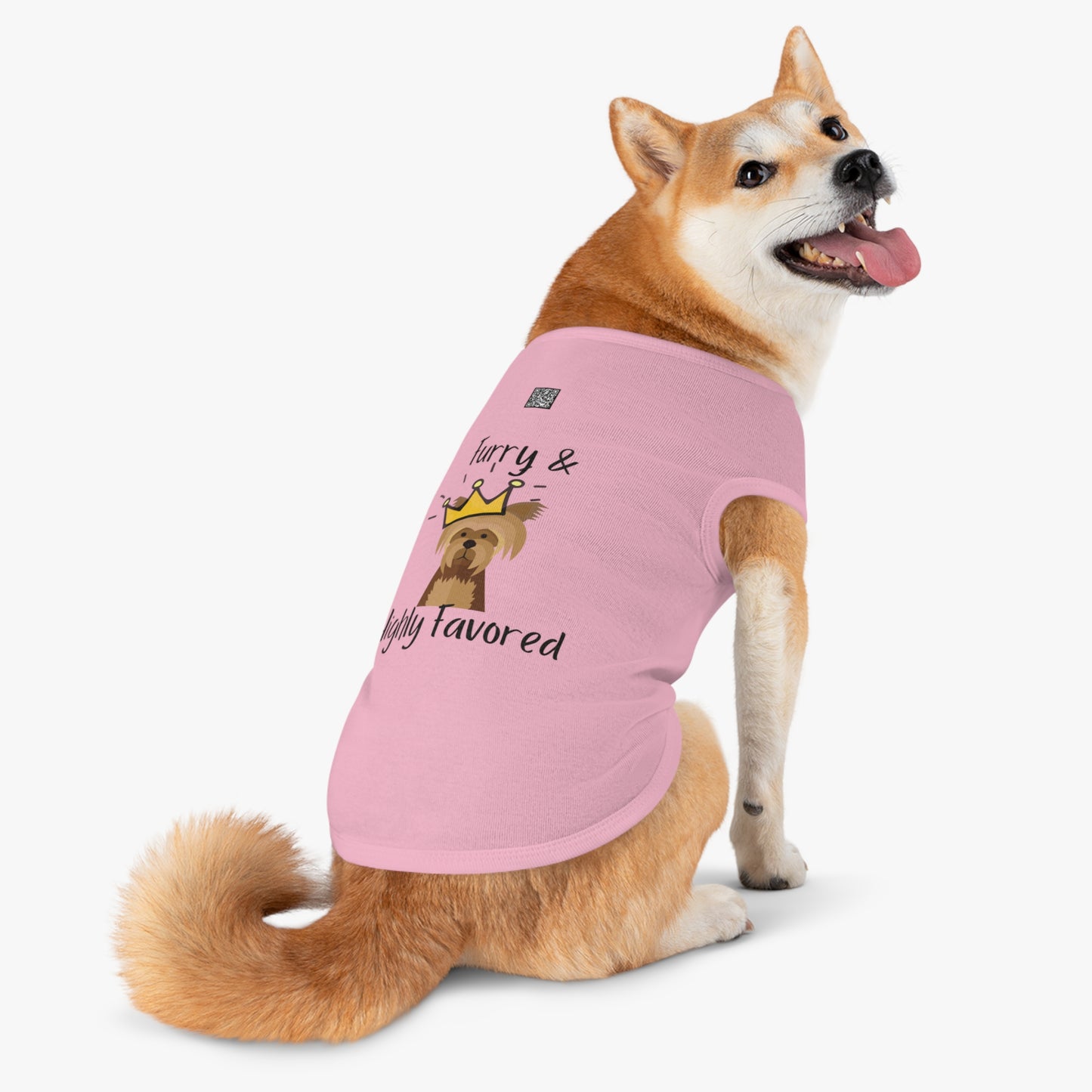 Furry & Highly Favored Dog Tank Top