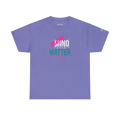 Mom Over Matter-White Teal
