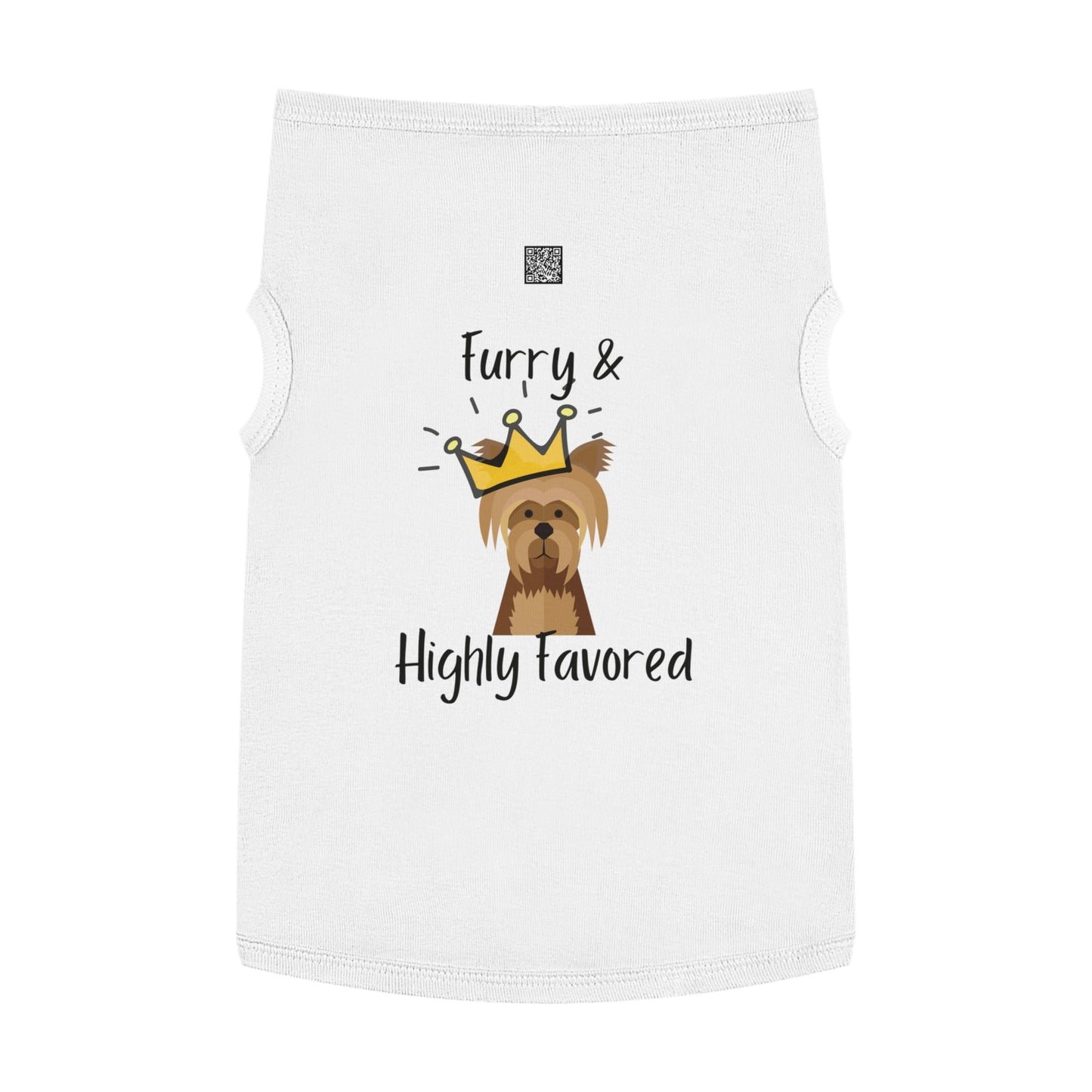 Furry & Highly Favored Dog Tank Top