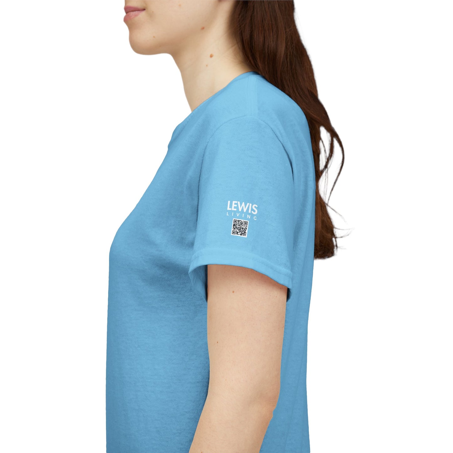 Mom Over Matter-White Teal