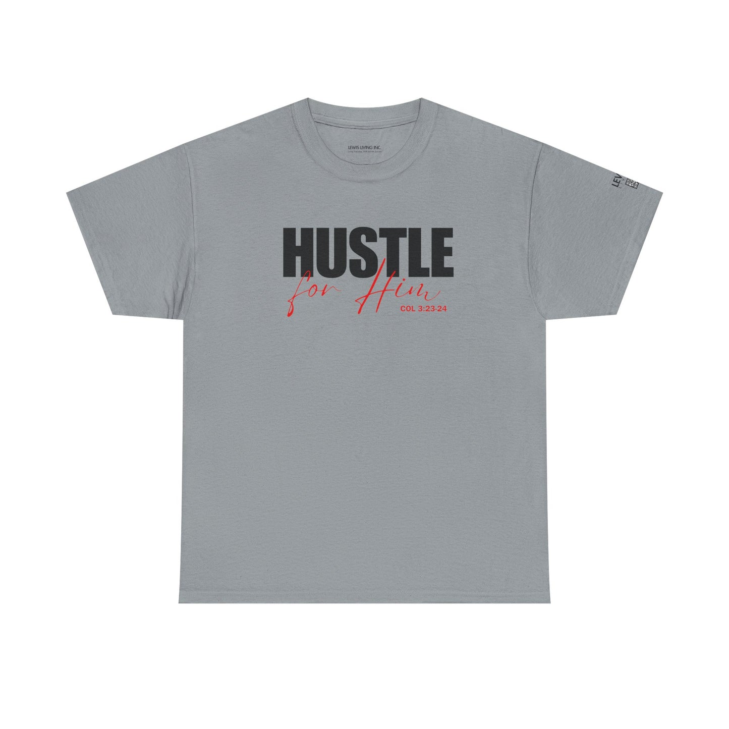 Hustle for Him-Black Red